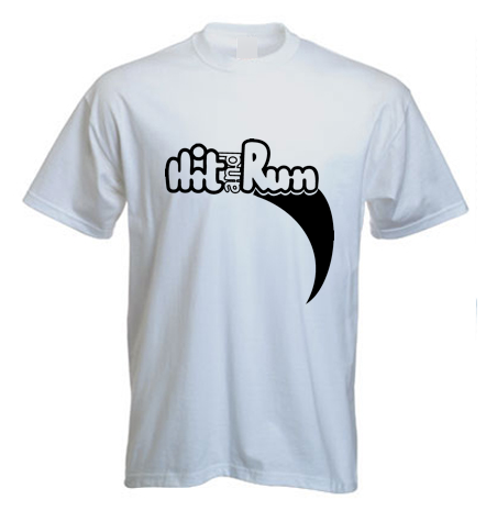 (image for) Hit and Run Records T Shirt - Click Image to Close
